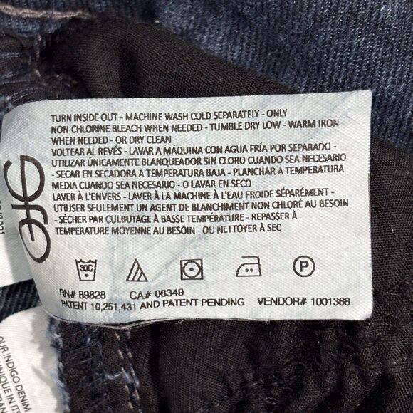 Anne Klein Wide Leg Jeans Womens Size 8 28x30 Blue Denim High Waist - Picture 9 of 10